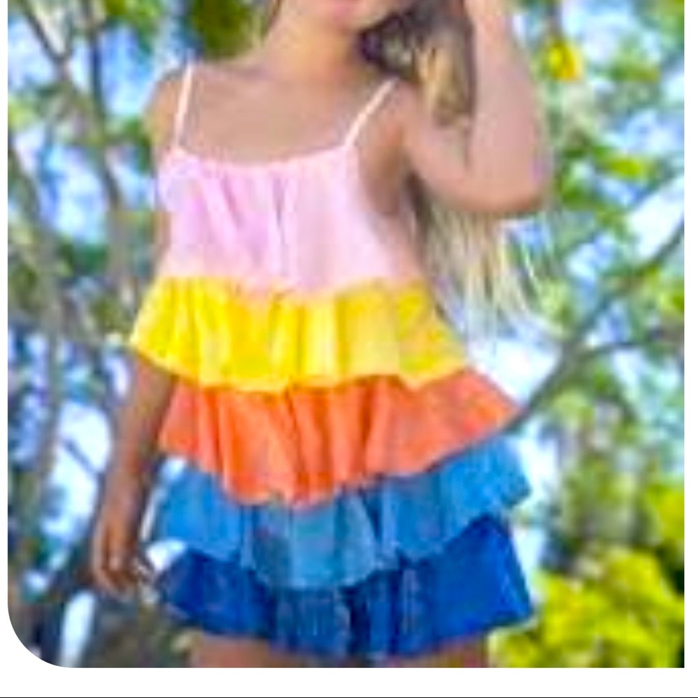 Lola & the boys multi color sequin dress